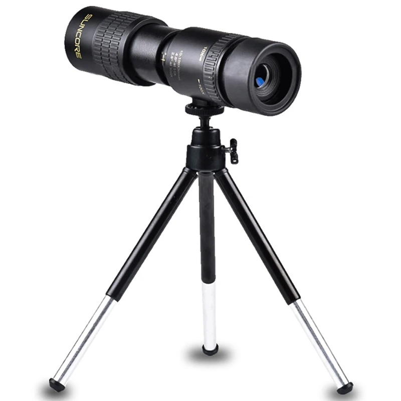 

LUXUN 10X42 Monocular Zoom High-Definition Pocket Telescope Camera Low Light Night Vision for Bird Watching Camping Hiking