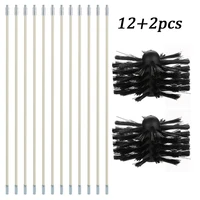 12pcs rod chimney cleaner brush 410mm clean rotary sweep system fireplace kit tool set non corrosive fireplaces stoves