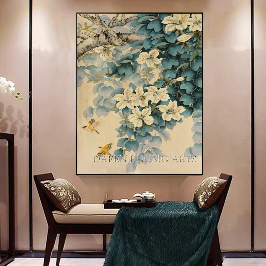 Без рамки HD печать мультфильм китайский стиль холст картины настенные