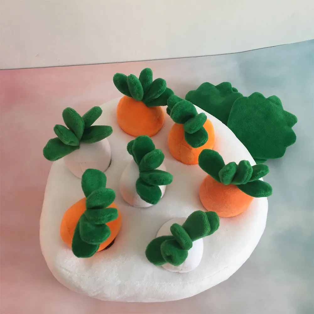 

Vegetable Garden Carrot Toy Pull The Carrot Parent-child Interaction Education Hands-on Ability Educational Cute Plush Toys