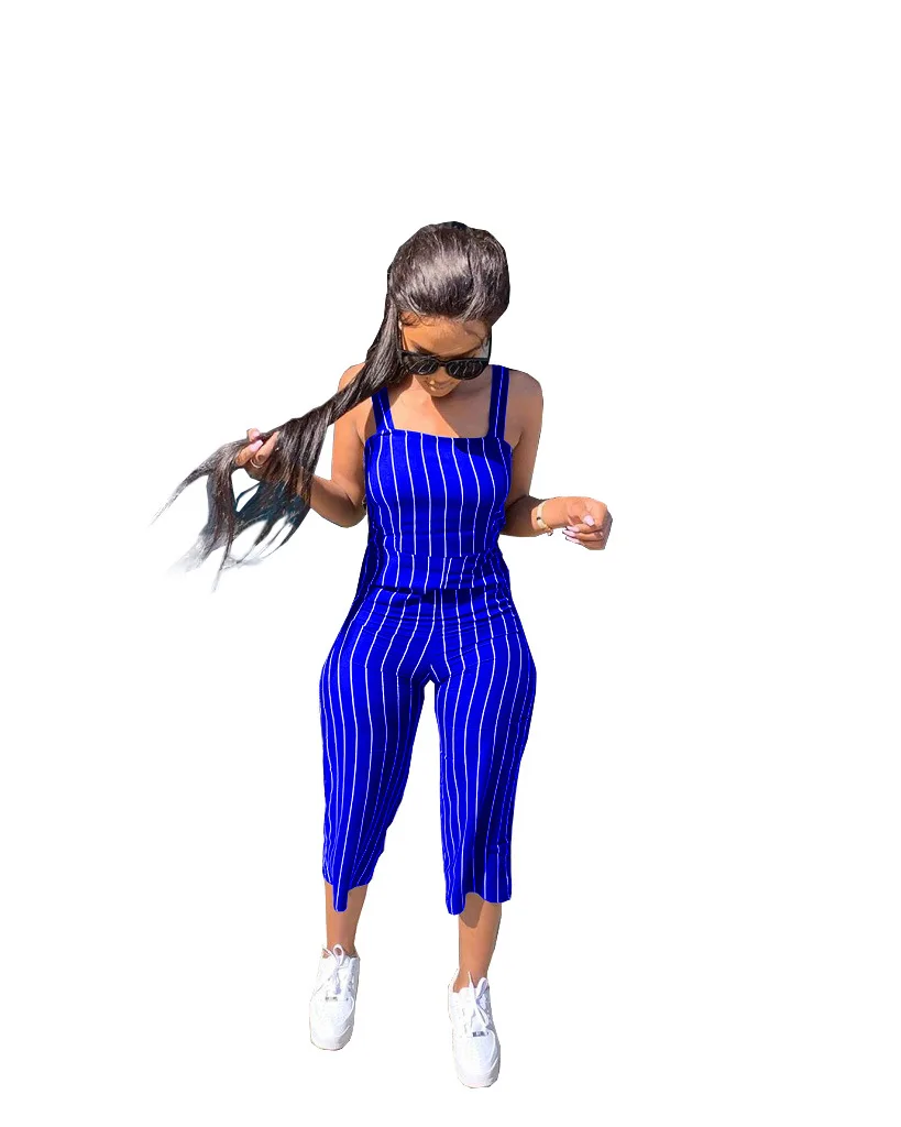 

2020 summer sexy women polyester causal regular jumpsuit