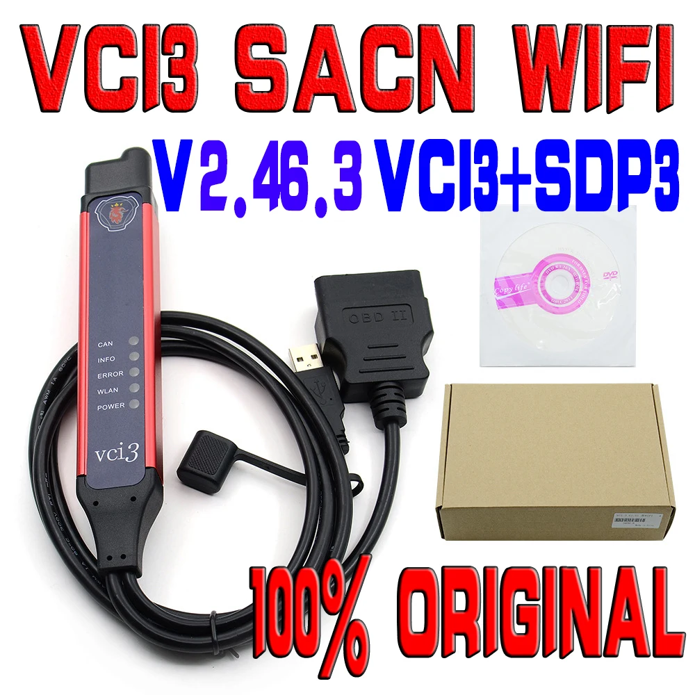 2021 последняя версия VCI3 2.46.3 SDP3 сканер 2.46.2 для VCI 3 грузовик диагностики WI FI V2.46.2