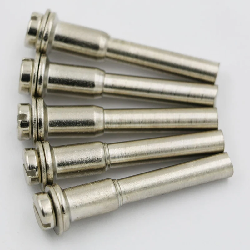 5Pcs/Lot 3.17Mm Shank Mandrel Hss Cutting Arbor Fixed Cut-Off Wheel Disc Holder Screw Mandrels For Dremel Jun13 | Инструменты