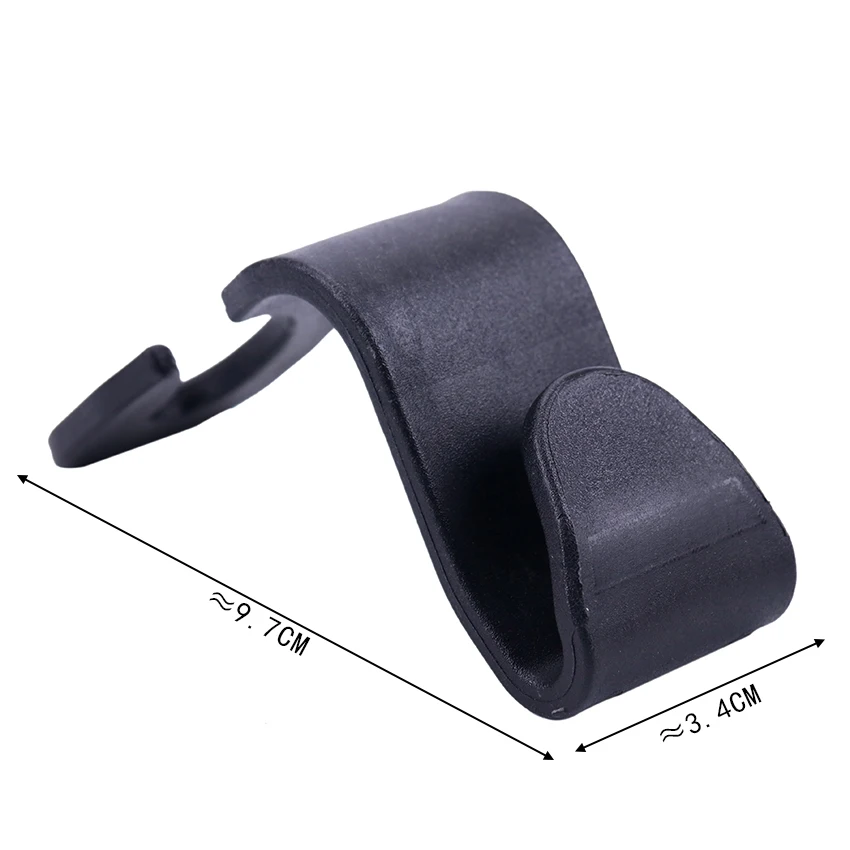 

2 Pieces Car Seat Hook 15kg Bearing Rear Seat Hook Headrest Hanger Storage Hooks For Grocery Bag Automotive Products Supplies