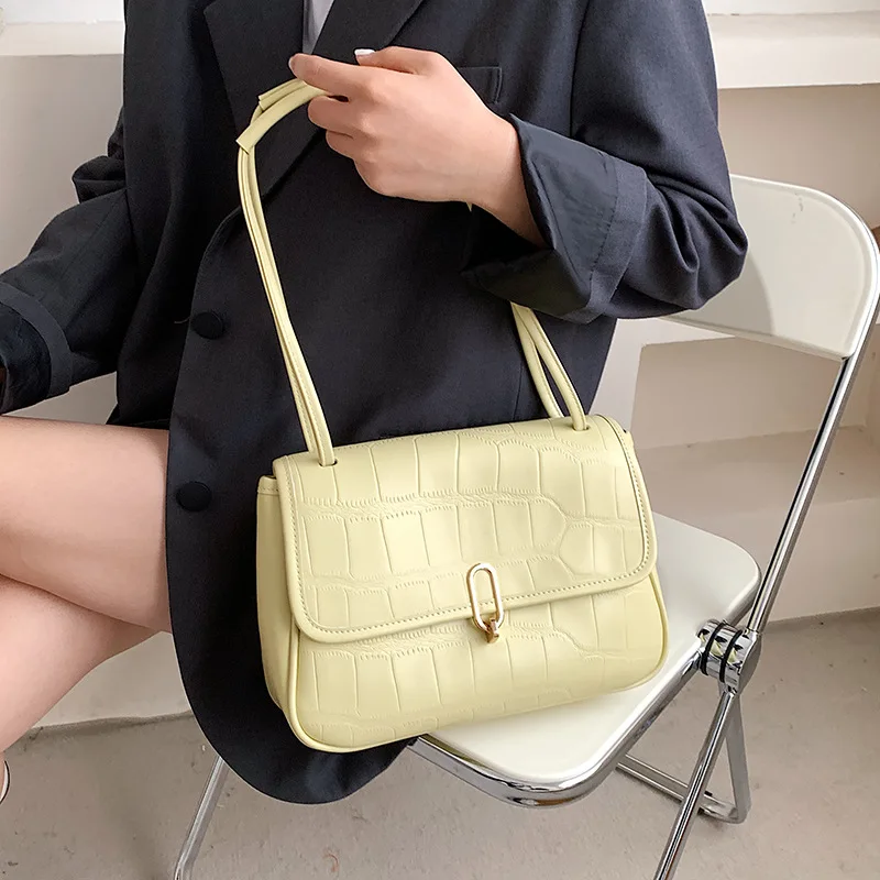 

Embroidery Thread Small PU Leather Crossbody Bags For Women 2021 Trend Hand Bag Women's Branded Trending Shoulder Handbags