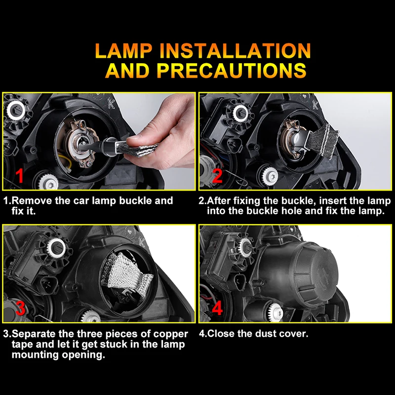 2 шт. Автомобильные светодиодные лампы H4 H7 H11 6000K H8 H9 HB3 9005 HB4|Передние LED-фары для