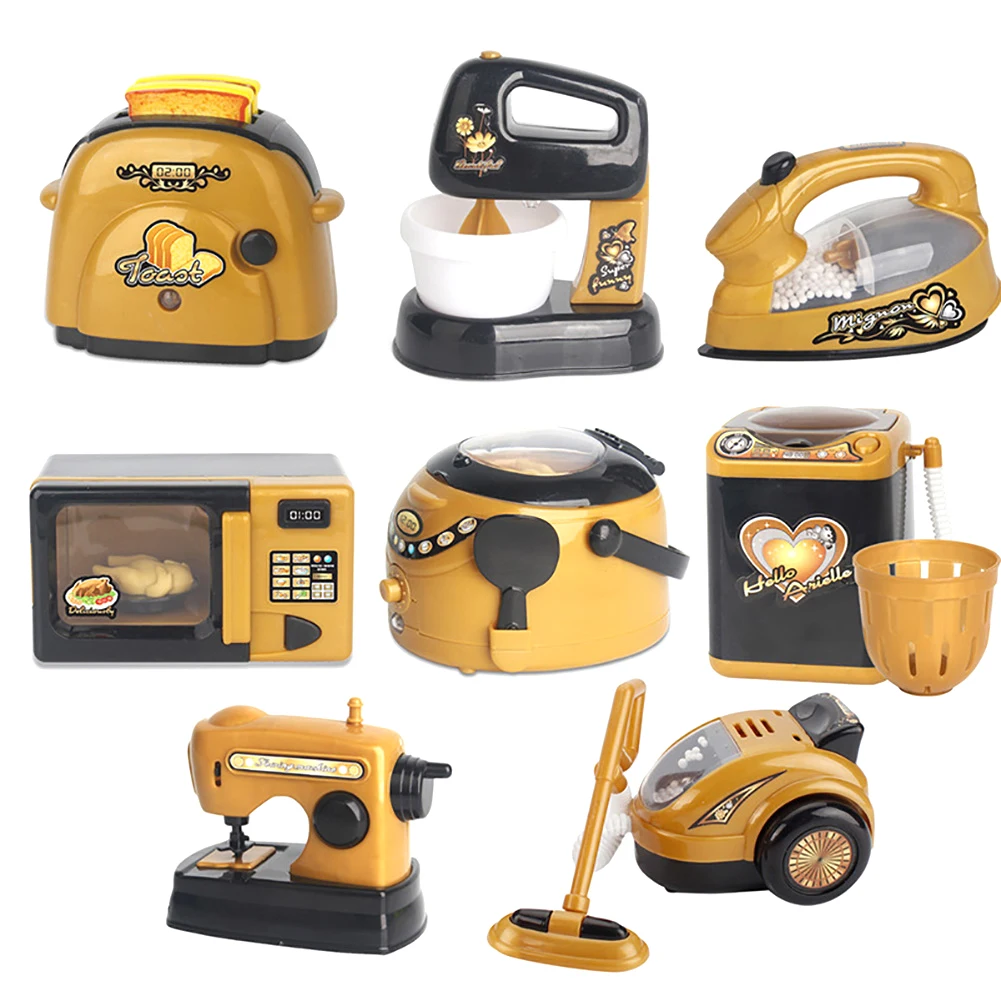 Rice Cooker Electric Iron Simulation Kitchen Home Appliance Model Kids Pretend Play Toy Children Baby Girl | Игрушки и хобби