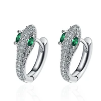 new 925 sterling silver luxury earring snake stud earring for women korea jewelry female new