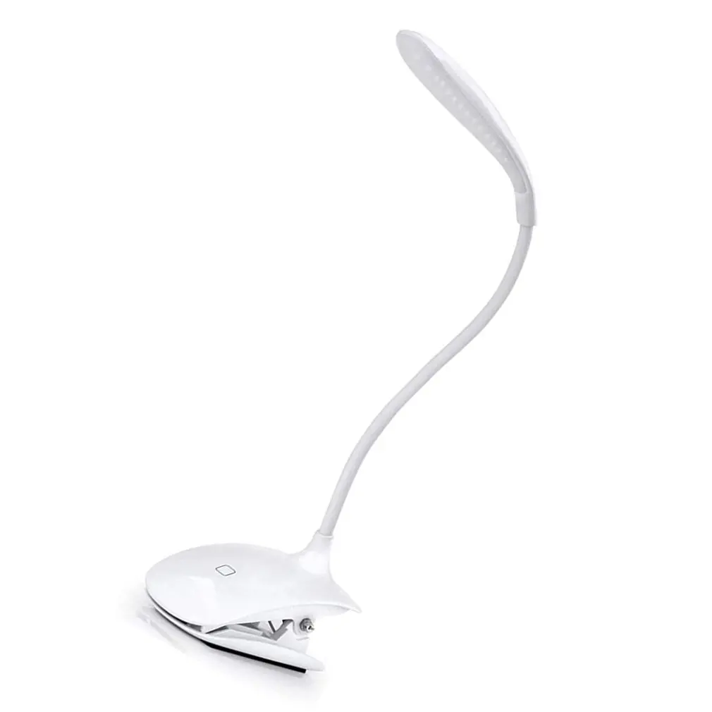 

USB Charging Long Arm Folding Clip Lamp Reading Eye Protection Lamp With Touch Panel Chargeable Light