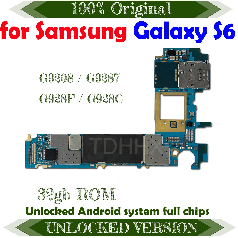 Бесплатная доставка Для материнской платы Samsung Galaxy S6 edge plus G928F оригинальная