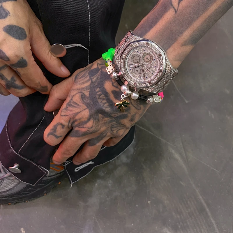 

UNCLEDONJM Bead Bracelet hip hop adjustable bead chain Bracelet string designer bracelet men bracelet PBSL004