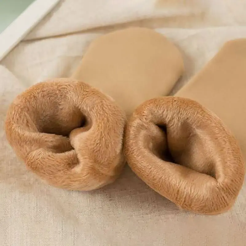 Женские бархатные толстые теплые носки зимние до щиколотки | Женская одежда