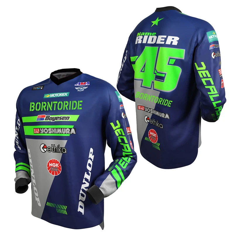 Downhill Jersey MTB Enduro Offroad larga Mountain Bike Motocross BMX DH Short T Shirt Clothes | Спорт и развлечения