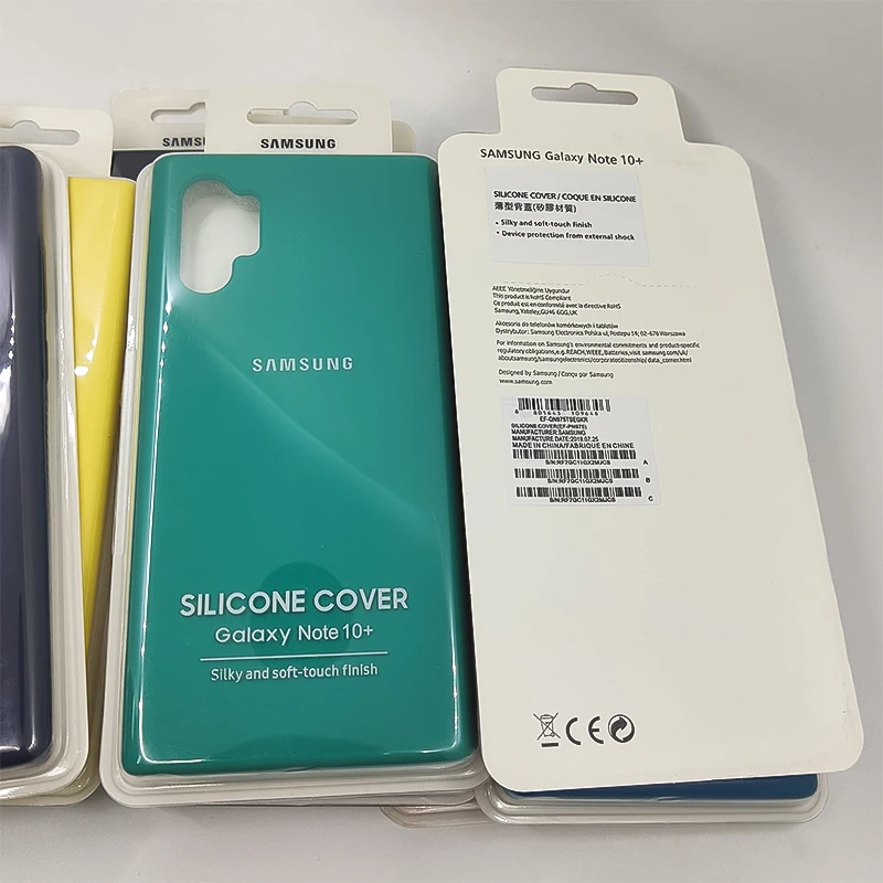 Samsung Note 10 Plus чехол шелковистый мягкий жидкий силиконовый Оригинальный Стильный