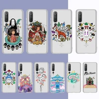 yinuoda cartoon studio ghibli spirited away phone case for redmi note 5 7 8 9 10 a k20 pro max lite for xiaomi 10pro 10t