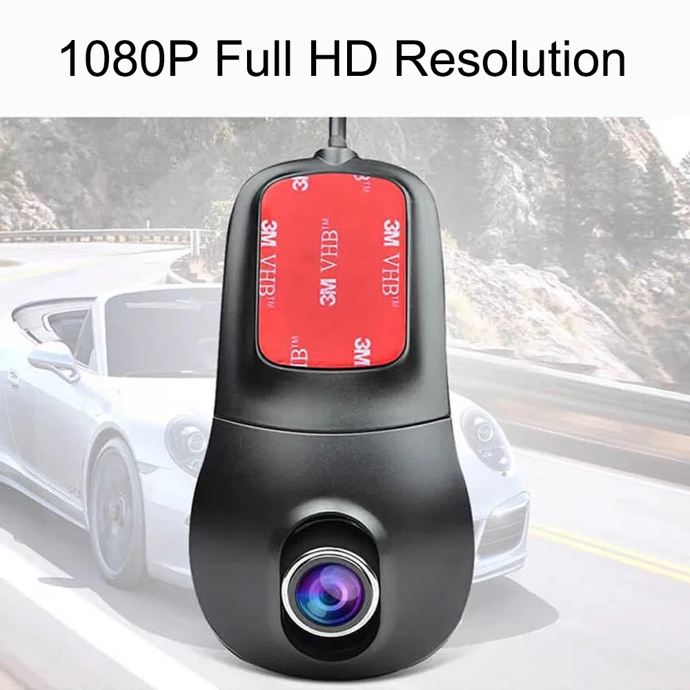 Скрытый видеорегистратор FHD 1080P Wi Fi Автомобильный регистратор с детектором