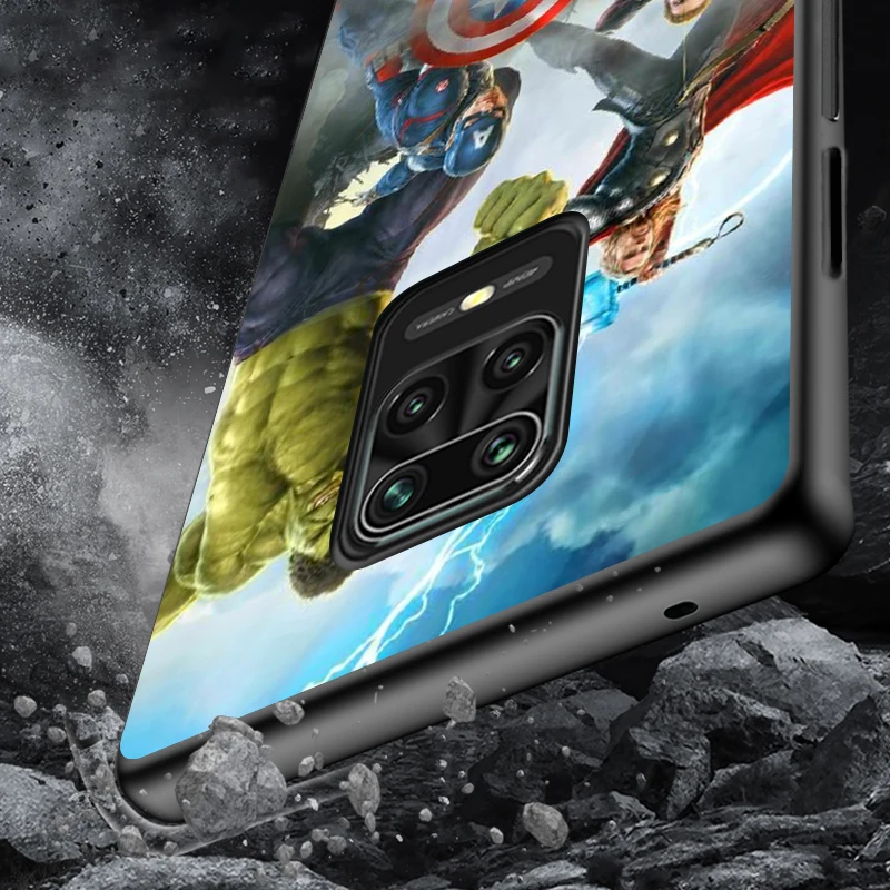

Iron Man Marvel Avengers for Xiaomi Redmi Note 7 7S 6 5A 5 4X 4 Pro Prime Black TPU Phone Case