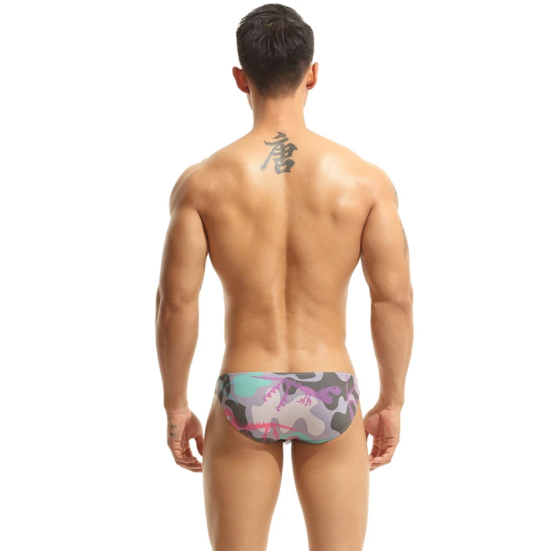 

SEOBEAN Brand Breathable Men Underwear Sexy Briefs Breathable Comfortable printe Underpants Cueca Quick Dry Male Briefs