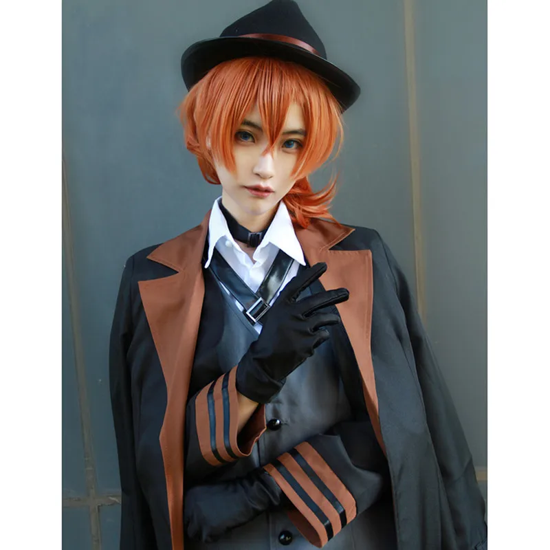 Полный комплект бродячих собак для мужчин и женщин костюм косплея накахары чууи