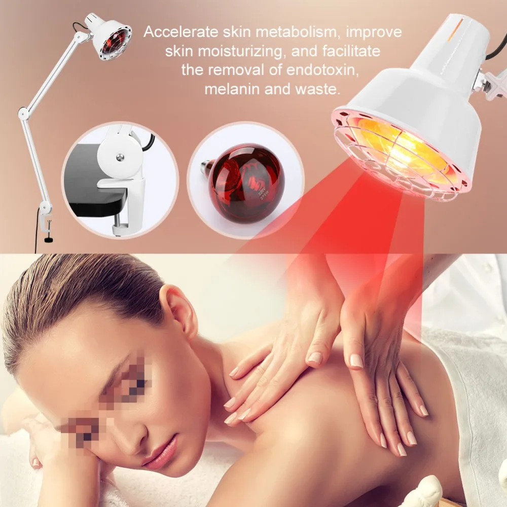 

Health Care Device Infrared Light Heating Therapy Lamp Desktop Electric Body Muscle Pain Relief Treatment 220 EU
