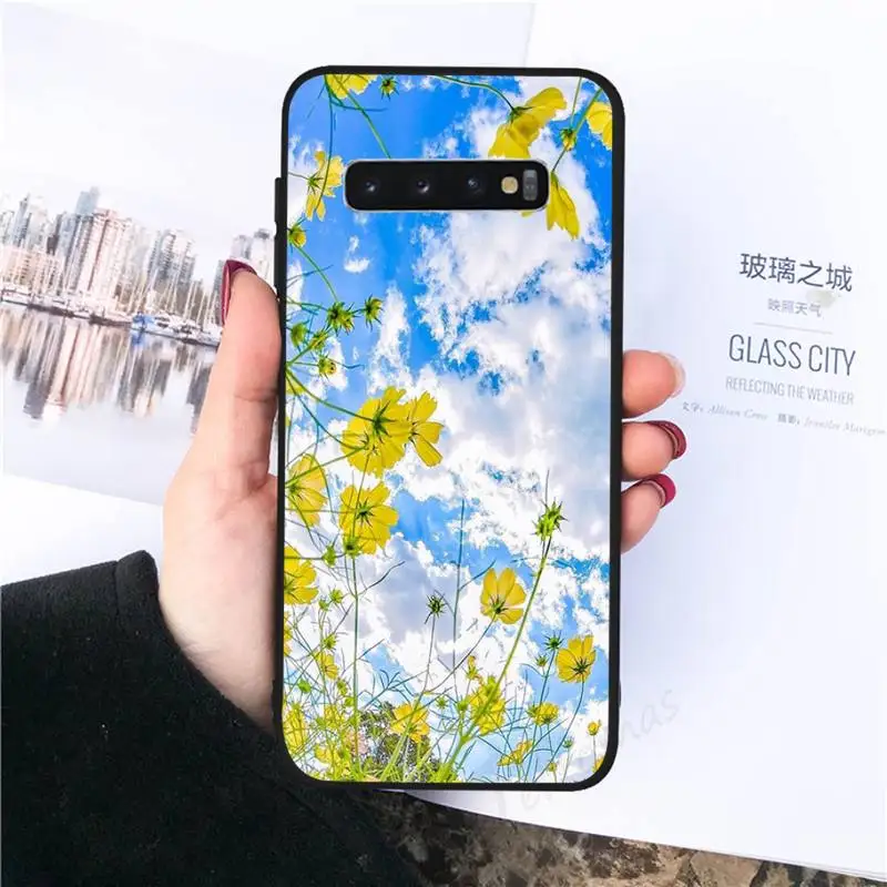 

Wild chrysanthemum daisy flowers Phone Case For Samsung galaxy S 8 9 10 20 21 30 A 30 50 51 70 note 10 plus Ultra 5g