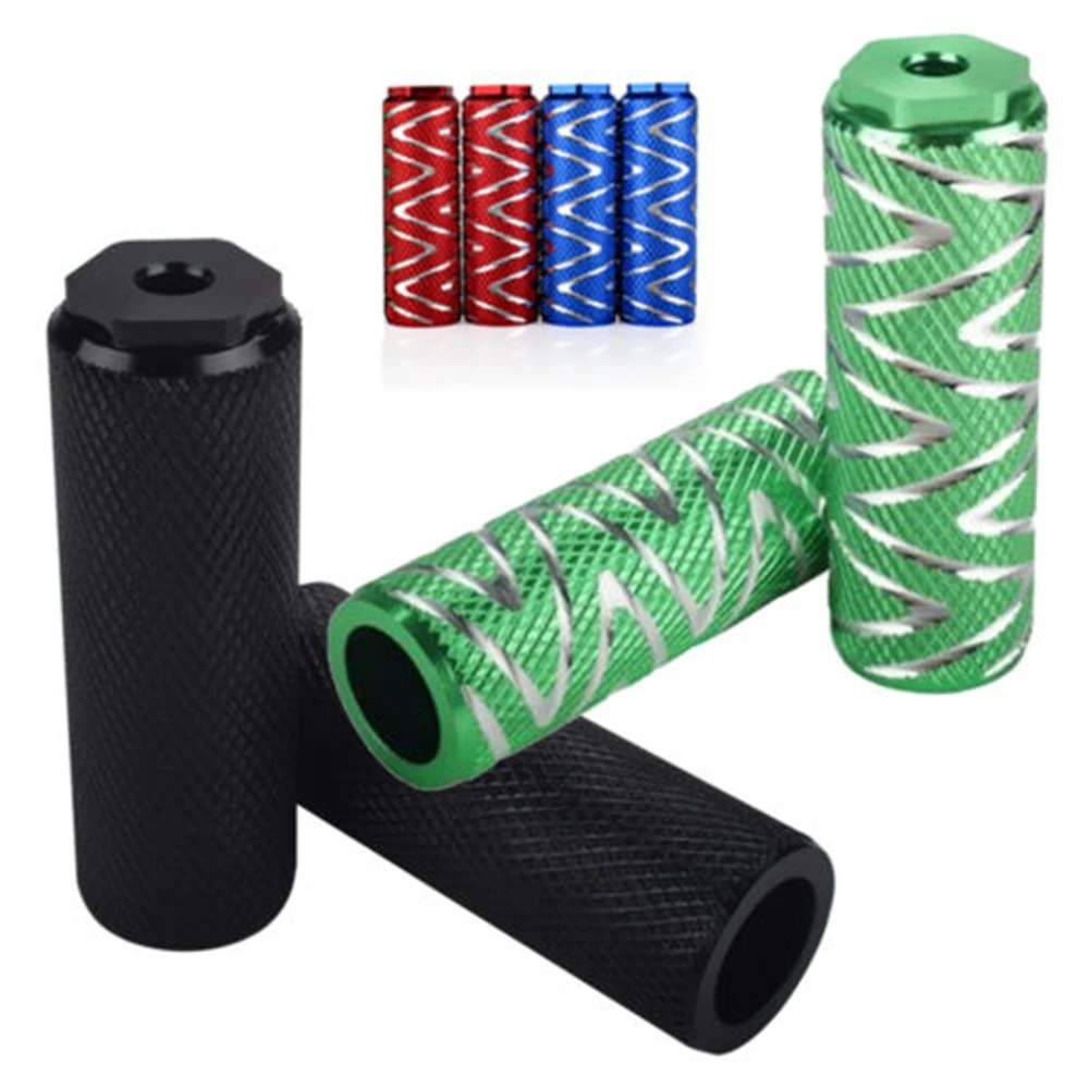 

1Pair Bicycle Pedal BMX Road Bike Cylinder Aluminum Alloy Bike Pedal Axle Foot Pegs Bicycle Footrest Lever Cylinder Grip Axle