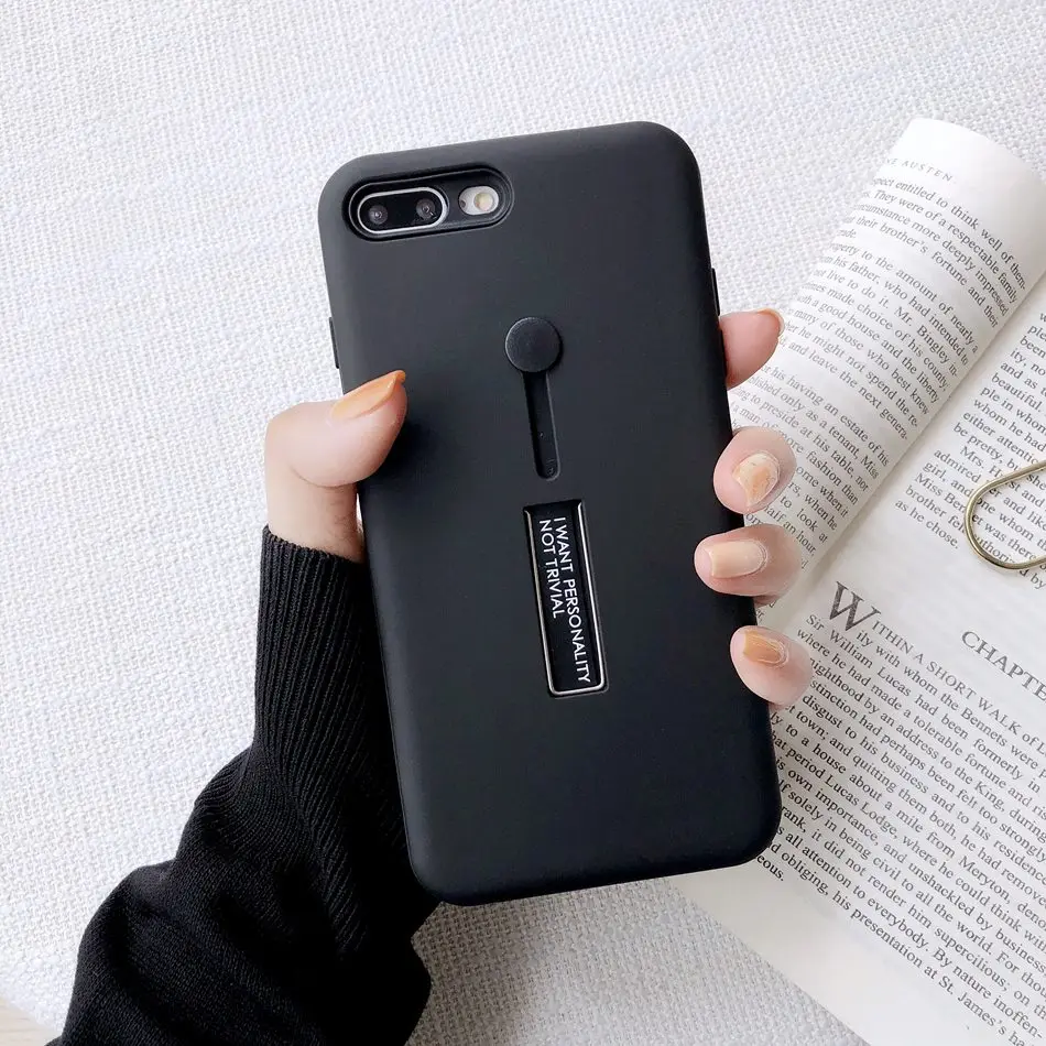 Чехол Floop для iPhone 11 7 Plus XR X XS Pro Max чехол телефона с петлей на палец модный защитный