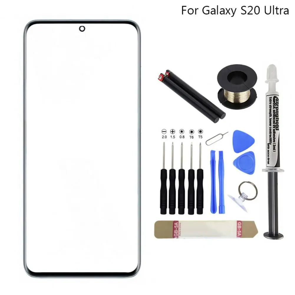 front phone screen cover replacement uv loca glue kit for galaxy s20s20 plus touch screen phone mobile phone parts free global shipping