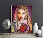 Настенная картина Мадонны с изображением знаменитого персонажа, украшение для дома, печать на холсте, Модульная картина с изображением певицы, звезды, плакаты, Современная гостиная