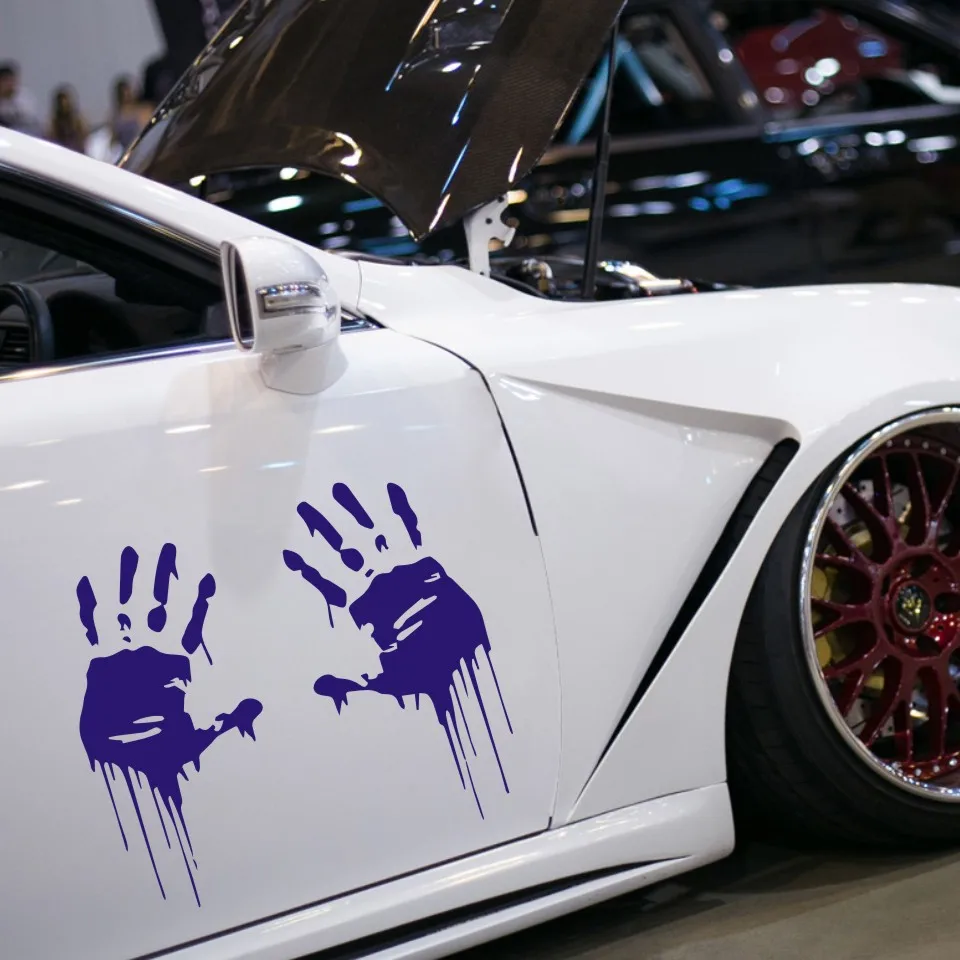 Наклейка Кровь зомби 15x7 5 см наклейка на руку автомобиля JDM гоночный Дрифт
