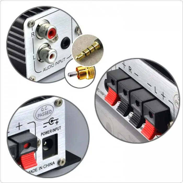 Lepy V3 Mini 20 Вт 12 в Гц-20 кГц HiFi стерео Авто усилитель мощности мотоцикла лодки