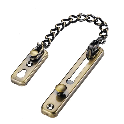 Green Bronze 304 Противоугонная Дверная Цепочка Из Нержавеющей Стали, дверная защелка, серебристый, бронзовый, золотой, черный дверной кодовый замок, Дверная Цепочка, замок, оборудование - Цвет: Green Bronze