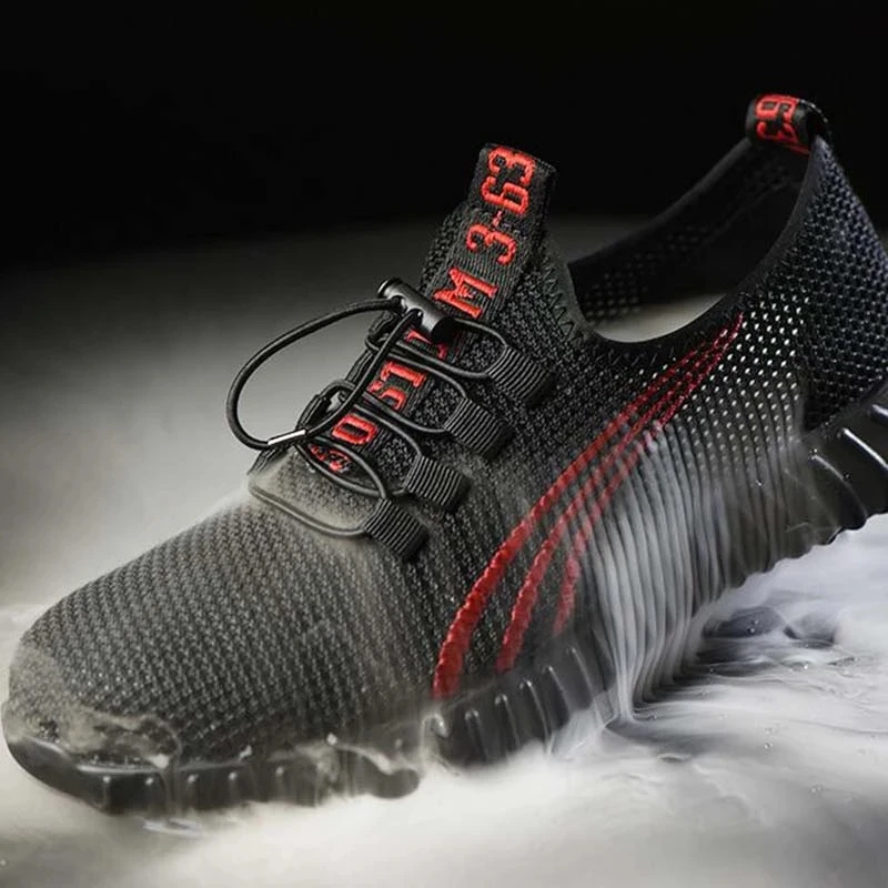 Мужские часы со стальной носок рабочая обувь на каждый день Дышащие уличные