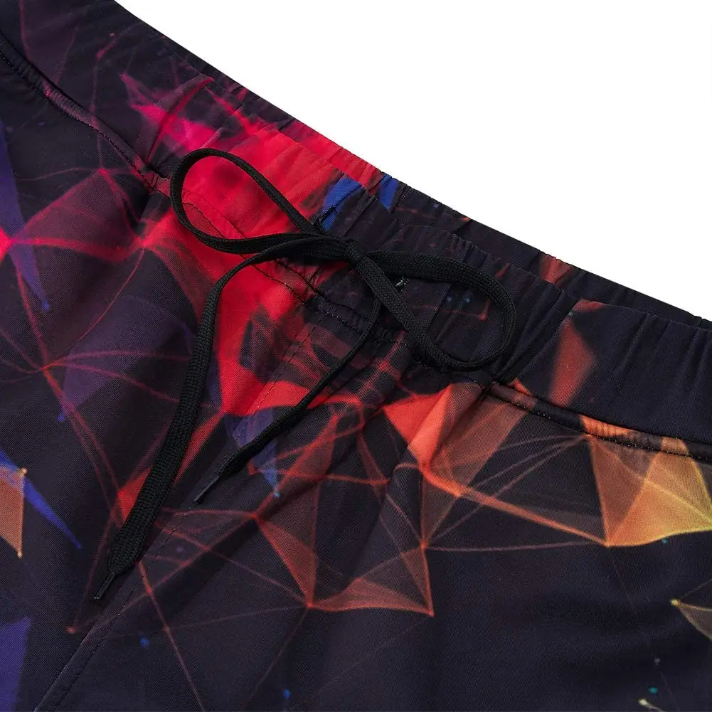 

Unisex Men's Swim Trunks Quick Dry Board Shorts Beach Holiday Bathing Suit Print Swimwear