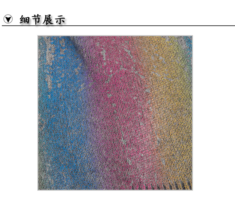 Новая зимняя шапка женская вязаная с цветным принтом кролика эластичным ворсом