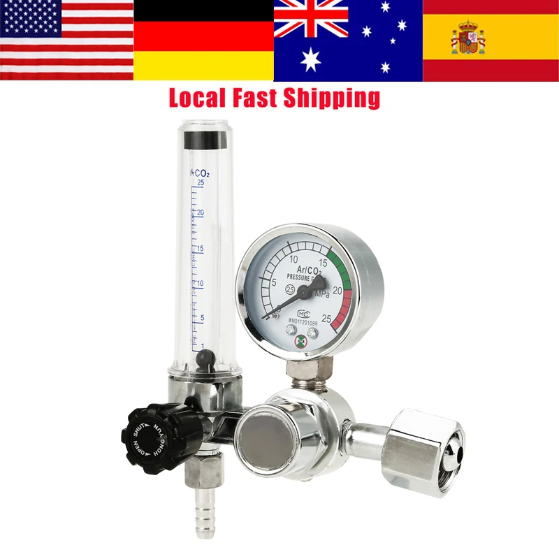 Регулятор давления воздуха 0 25 МПа аргоновый расходомер для сварки Mig Tig сварочный