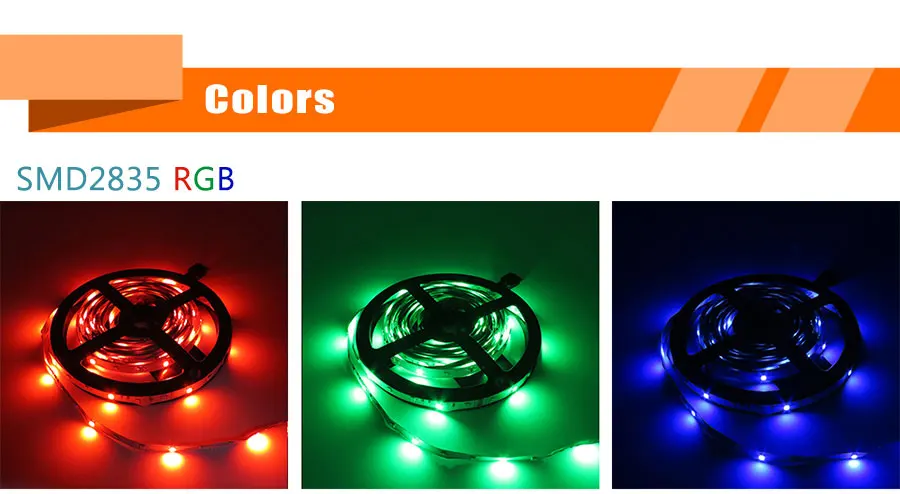 RGB Светодиодная лента светильник SMD 2835 5 м Водонепроницаемая RGB лента 12В лента Диодная Светодиодная лента s светильник Гибкая полоса лампа ИК wifi контроллер
