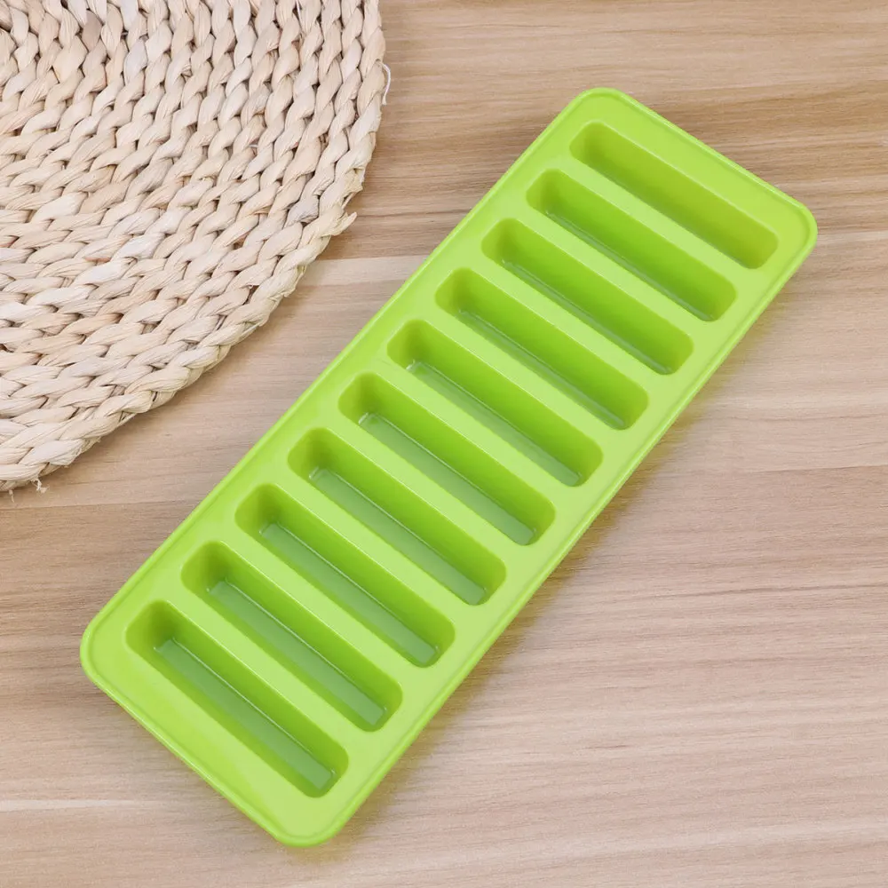 Силиконовые подносы для кубиков льда узкие кубики форма выпечки жаростойкая