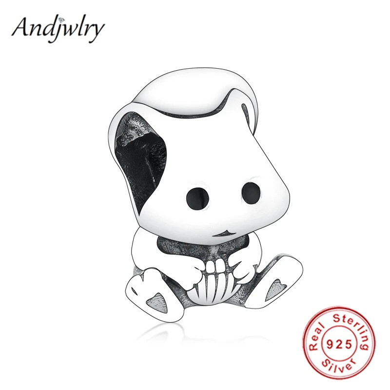 

925 Sterling Silver Cute Squirrel Charm Fit Original Pandora Charms Bracelet 925 Silver Charm Berloque Women DIY Jewelry