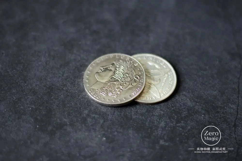 Супер медная монета-книжка монета с бабочкой и магией денег Волшебная