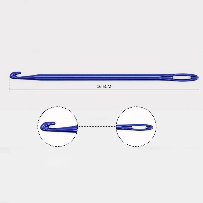 1 шт./3 шт. Крючки с отверстием Алюминий Вязание швейные иглы рукоделие ткачество