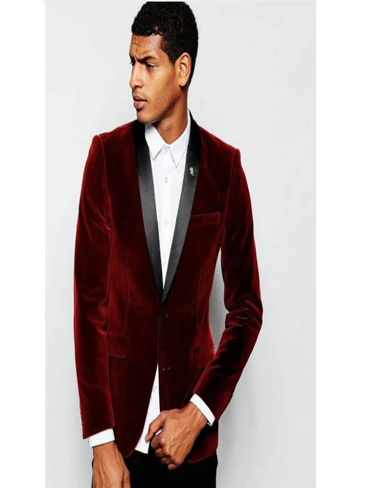 Мужские костюмы для смокинга 2018 модные черные двубортные приталенные жениха на