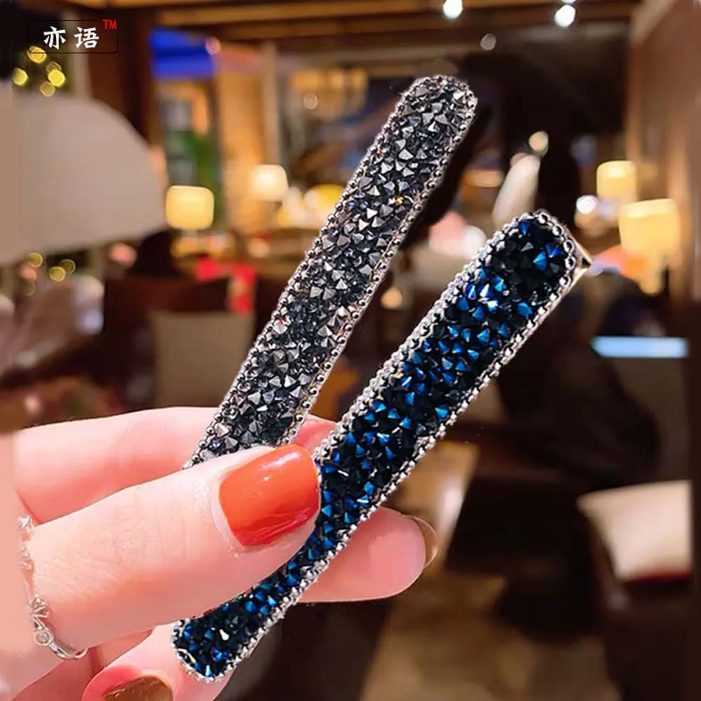 1Pcs Women Shining Hair Styling Tool Hairpins Barrettes Girl Kids Cute Geometric Clips Seed Beads Hairgrip Accessorie | Красота и