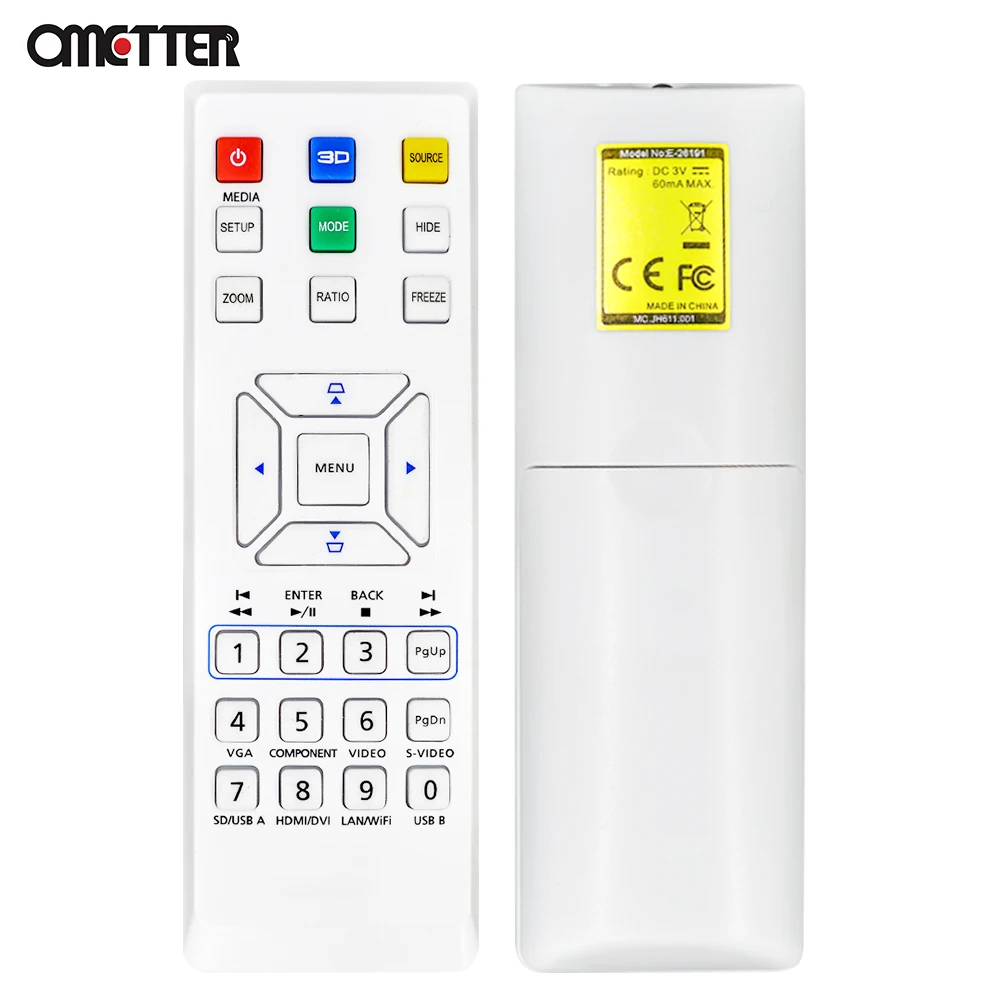 New Remote Control Suitable For Acer AS211 P1283 PE-M305 P6200S X113 HE-720 PE-P1286 X1383WH Projector | Электроника