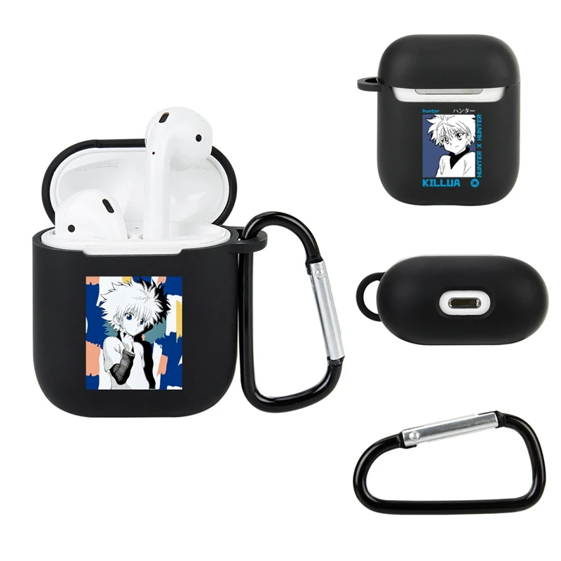 1 шт. чехол для наушников с аниме HunterXHunter силикагелевый Airpod 2/1 Airpods мультяшный (без