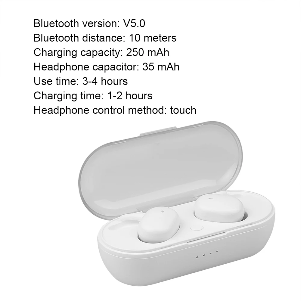 Беспроводные Bluetooth наушники Kebidu W13 TWS гарнитура с сенсорным управлением стерео