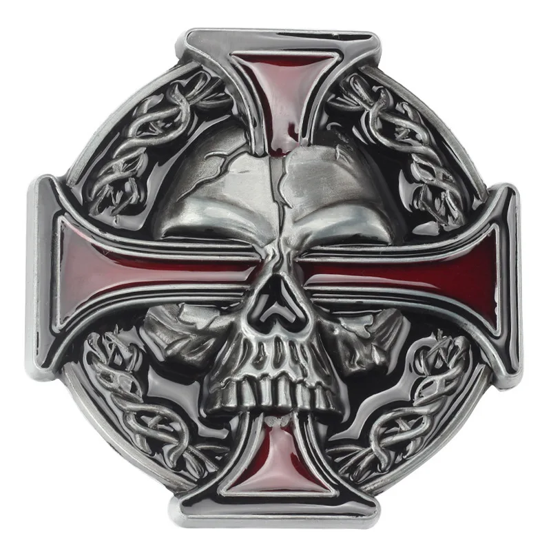 

Punk Skull Belt Buckle Ghost Smooth Buckle Belt Accessories Men