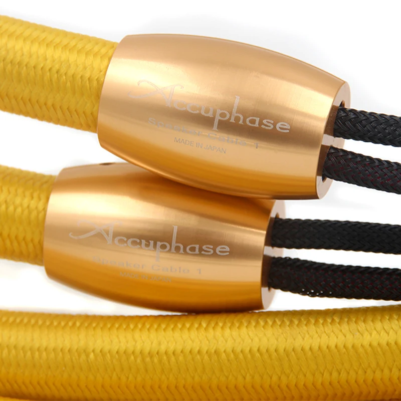 Colleimage Hifi Accuphase 1th Audio speaker Cable Gold Plated Banana Plug Speaker Wire For Hi-fi Systems | Электроника
