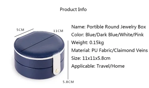 Портативная двухслойная шкатулка для украшений принцессы|Органайзеры