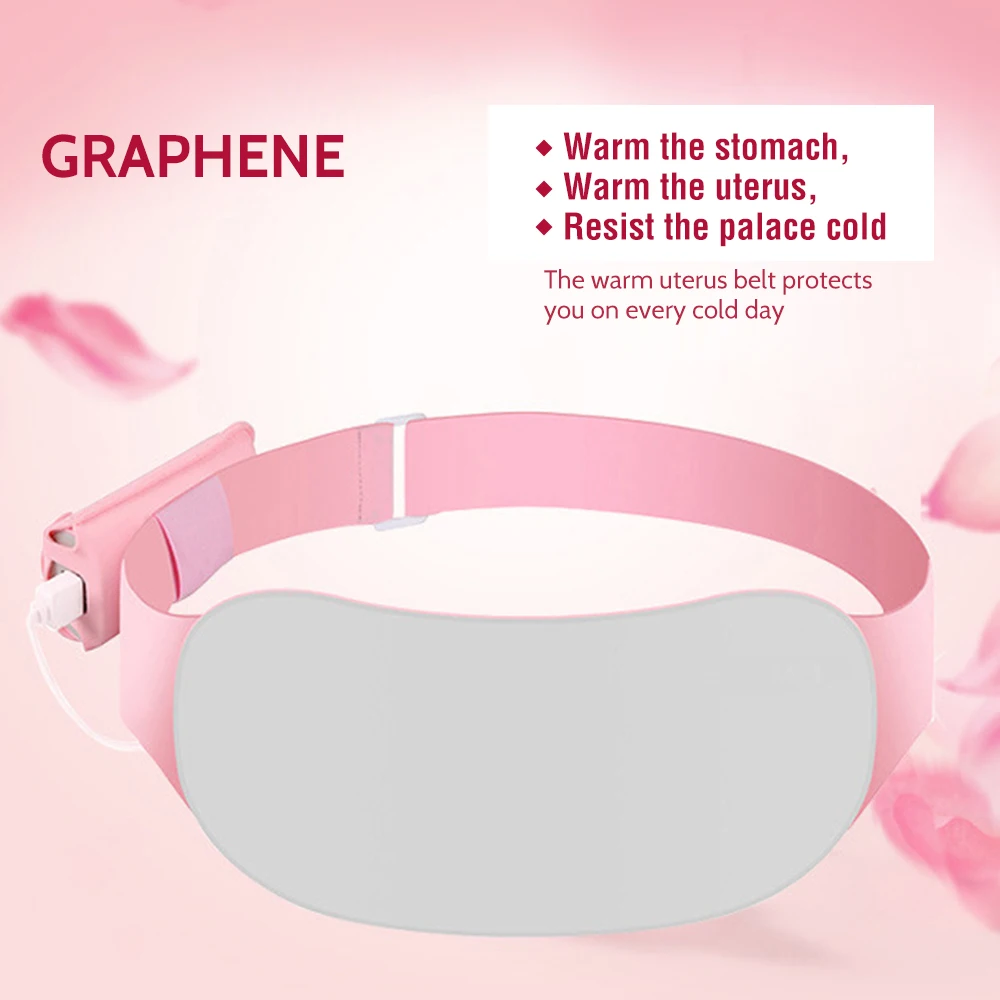 Женский Менструальный массаж боли в животе и талии теплый инфракрасный